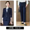 Traje de Trabajo para Maestro, Uniforme de Trabajo para Venta en Joyería, Traje Azul para Otoño e Invierno, Ropa Formal Profesional para Hombres y Mujeres