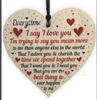 42 Tipos de Diseños en Forma de Corazón, Colgantes de Madera en Forma de Corazón, 1 Pieza por Paquete