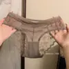 Sombra Floral Misteriosa~Bragas de Malla de Encaje para Mujer, Atractivas y Puras, Finas de Tiro Bajo con Refuerzo de Algodón Sin Costuras, Tanga Triangular