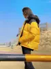 Marca de moda Putian Beijia Face Modelo 1996 700 de poder de relleno Unisex Chaqueta corta deportiva de plumón Abrigo acolchado
