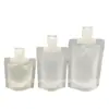 Bolsas Reutilizables de Viaje para Champú, Gel de Ducha, Acondicionador, Cosméticos, Limpiador Facial, Botellas Plegables Auto-sellantes