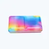 Caja de Paleta de Acuarela Sólida de 12 Colores, Caja de Almacenamiento Vacía para Pigmentos Sólidos, Cajas de Hierro Apilables con Ranuras para Tarjetas para Pigmentos, 70% de descuento