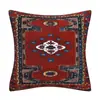 Funda de Almohada Patrón Vintage Alfombra Turca Persa Cojín Decorativo para el Hogar Funda de Almohada Lino