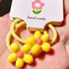 Diadema de Flor de Colores para Niñas Goma Elástica Cuerda para el Cabello Linda de Niña Goma Elástica Decorativa de Dibujos Animados para el Cabello de Niña