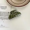 Nuevo pinza de tiburón de lunares vintage con un tacto de alta gama y exquisito, adecuado para peinados semi-recogidos, pinzas para recogidos, pinzas para coletas y accesorios para el cabello
