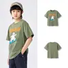 Balabala Roupas Infantis Camisetas Infantis de Manga Curta Tops Infantis para Crianças Maiores Meninas 2025 Novas Roupas de Verão de Secagem Rápida Algodão Puro
