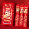 Lotería del Año del Caballo Sobres Rojos Caja de 12 Unidades Año Nuevo Caja Sorpresa Creativa Sorteo de Suerte Atuendo del Dios de la Riqueza Sobres Rojos de Dinero de Suerte