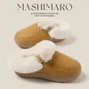 Conejo Travieso 2026 invierno exterior e interior antideslizantes TPR suela gruesa forro polar cálido algodón pantuflas para hombre y mujer