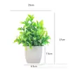 Vaso de flor artificial folhas artificiais planta verde mesa criativo casa sala de estar sala de jantar decoração atacado transfronteiriço