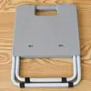 Silla Plegable para Exteriores Camping Plástico Picnic Plegable Patas de Hierro Taburete Pequeño Puesto de Barbacoa Silla Portátil para Exteriores