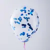 Atacado Balões Coloridos com Lantejoulas de 12 polegadas Decoração de Casamento Festa de Aniversário Influenciador Balões Transparentes com Lantejoulas