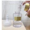 Removedor de Esmalte Líquido, Solución Limpiadora, Agua de Maquillaje, Botella Rellenable de Alta Transparencia, Botella con Atomizador, Herramientas para Salón de Uñas, Estilo Ins