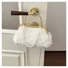 Bolsa de Axila Flor de Pérola Yuezi 2026 Nova Tendência Versátil Elegante Bolsa de Ombro Design de Moda de Alto Valor Bolsa de Mão