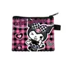 Nova Carteira de Moedas Desenho Animado Kuromi da Sanrio Moda Infantil Pequena Bolsa de Dinheiro Meninos e Meninas do Ensino Fundamental Bolsa de Armazenamento Fofa
