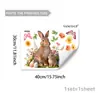 Nuevas Pegatinas Decorativas de Conejo Divertido para Huevos de Pascua para Ventanas, Vitrinas, Puertas de Cristal, Pegatinas de Vidrio Estáticas Visibles por Ambos Lados