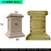Molde de Pilar Quadrado Pilar de Coluna Romana Base de Pilar de Grade de Corrimão Pedestal de Pilar Quadrado Pilar de Varanda de Vila Pedestal Grande de Cimento Decoração Estilo Europeu