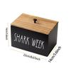Caja de Almacenamiento de Madera con Tapa, Portarrollos de Papel Higiénico para Baño, Organizador de Artículos de Tocador para Baño, Madera Maciza