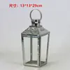 Lampião de Vento Estilo Europeu Suporte de Vela de Aço Inoxidável Lanterna de Vidro Dourada Lâmpada à Prova de Vento Lâmpada de Manteiga para Exterior Ornamento de Decoração