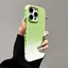Capa de Celular Coração Lateral Degradê Adequada para Apple 17PROMAX Cobertura Total 16/15 Tendência 13/14 Cor Doce