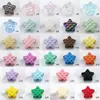 Color Gelatina Acrílico Estrella Estéreo Estrella de Cinco Puntas Colgante Accesorios para Joyería DIY Llavero Colgante para Pendientes