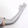 Guantes Largos de Spandex con Protección Solar Primavera Verano Otoño Delgados Protección UV Rendimiento Danza Ciclismo Conducir Elásticos Hombres y Mujeres