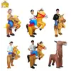 Amazon Disfraz de Caballo Inflable Caballo de Performance Personaje de Escenario Atrezo Disfraz Caballo con Silla Roja Halloween Transfronterizo