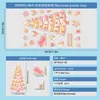 Decoraciones de Navidad, Pegatinas Estáticas para Puertas y Ventanas de Cristal, Personas de Jengibre, Soldados, Cascanueces
