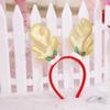 Decoraciones Navideñas Hebilla para la Cabeza Cabeza de Muñeco de Nieve Caña Banda para el Cabello de Navidad Banda para el Cabello de Performance Nocturna Niños Adultos Accesorios de Performance