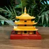 Modelo autêntico da Torre Yueliang feito de metal, uma lembrança genuína de Yueyang, Hunan, perfeito para turismo e como presente de uma loja de artigos culturais e criativos