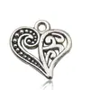 Amazon Mezcla 20 Colgante de Amor Etiqueta de Corazón Retro Accesorios de Aleación Collar Pulsera Colgante de Joyería con Forma de Corazón