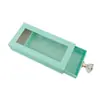 Cajas para Pestañas Multicolores con Ventana en Stock, Cajas tipo Cajón Transparentes Cuadradas con Ventana y Asas, Cajas de Empaque, Cajas de Empaque para Cosméticos
