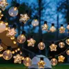 2026 nueva cadena de luces de bombillas luminosas con forma de estrella, accesorios para acampar al aire libre, cadena de iluminación ambiental, decoraciones para fiestas, luces esféricas