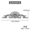 Aço Inoxidável 304 Estilo Europeu Porta Grande Flor Fênix Dourada Flor Voadora Flor do Topo da Porta Acessórios Decorativos de Aço Inoxidável Painel de Flores Ouro Rosé
