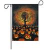 Bandeira de Jardim Nova Amazon Impressão de Halloween Bandeira de Linho Decoração de Pátio Festa de Feriado Bandeira de Jardim