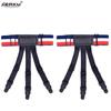 Fornecimento transfronteiriço de anel de perna anti-amasso para camisa masculina Clipe de camisa de nylon Garter YFS-H-vermelho, branco e azul