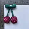 Acessórios de Cabelo de Cereja para Crianças, Acessórios de Vestuário da Série Vermelha Ancora, Chapéus, Materiais Semi-Acabados para Artesanato, Acessórios para Sapatos e Meias