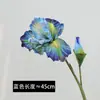 Elegantes flores de íris artificiais de haste curta para casamentos, decoração requintada para casa, ornamentos aconchegantes para sala de estar e decorações de escritório que aquecem o coração
