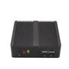 Mini host de cuatro núcleos con doble puerto de red J1900 servidor pequeño hogar HTPC máquina de ensamblaje microcomputadora diy