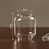 Nuevo Salón de Té Estilo Chino Viento Zen Portavelas de Vidrio a Prueba de Viento con Base de Madera y Cubierta de Malla Metálica Lámpara de Incienso, Al por Mayor en Stock