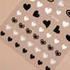 Redanco Nuevo Avión 3D Ins Popular Dibujo Animado Pegatinas para Uñas Multicolor Corazón Pegatinas Adhesivas para Uñas Dh-898
