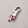 Llavero de cuerda trenzada de fábrica, accesorios de ferretería, hebilla de herradura, colgante para llave de coche, accesorios de moda para coche