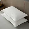 Hotel Algodón Algodón Almohada Núcleo de Almohada Protector Cubierta Funda de Almohada de Aislamiento Anti-suciedad Anti-sudor Funda de Almohada Lavable Paquete Doble
