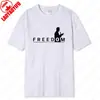 Libertad Charlie Kirk Ponte del Lado del Regreso Americano Camiseta de Poliéster