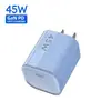 Cargador Rápido de 30W con Puerto C Único y Raya de Cristal Adaptador de Corriente 5V3A Cabezal de Carga para Teléfono Móvil Venta al por Mayor