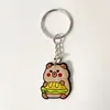 Chaveiro Série Kapibala Novo Transfronteiriço de Borracha Macia PVC Chaveiro Criativo DIY Pingente de Lembrança Pronto para Venda
