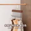 Percha de Madera con 8 Ganchos Percha de Gancho Único Multigancho para Hogar Dormitorio Ropa Interior Colgante Pantalones Multifuncional Madera Maciza Percha de Ocho Ganchos