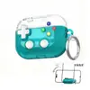 Adequado para Capa Protetora Airpods4, Suporte Transparente, Capa Descompressora para Apple Pro2 Geração, Capa para Fone de Ouvido Airpodspro3