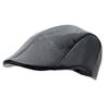 Nueva Gorra de Pico para Otoño e Invierno para Hombres de Mediana Edad y Mayores, Gorra de Visera, Sombrero Cálido de Cuero y Algodón, Gorra para Hombre