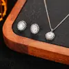 Set Combinado de Pendientes y Collar Weidni de Lujo Accesible, Gama Alta, Elegante, Moderno y Versátil, Traje al por Mayor para Mujeres