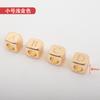 Acessórios de liga de zinco Zhenming ocos para usar com letras pulseira de roupa acessórios de metal dados quadrados atacado